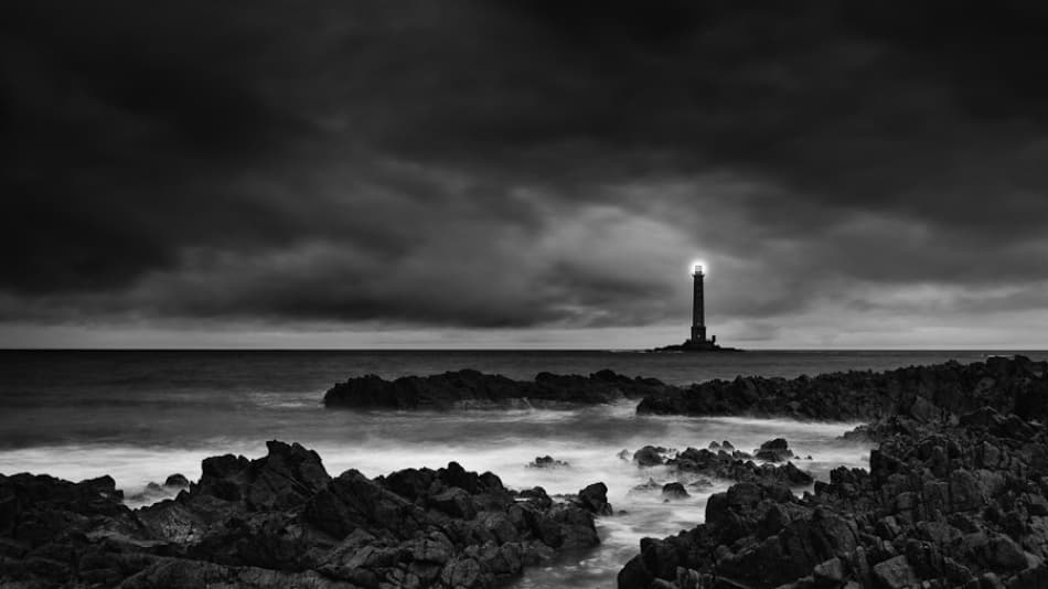 Stormy Coast Lighthouse by Guillaume Vigoureux — canvas wall art