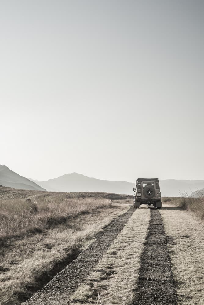 Lonely Road Journey by Shot by Clint — canvas wall art