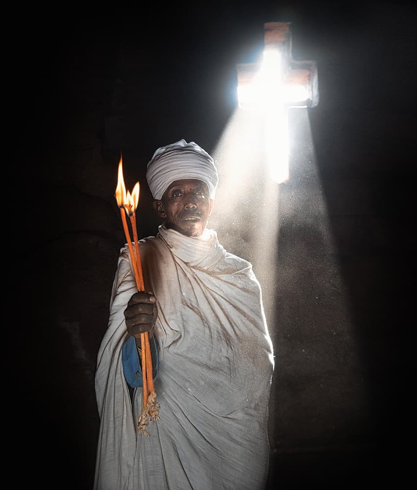 Priest of Light by Juan Luis Duran — canvas wall art