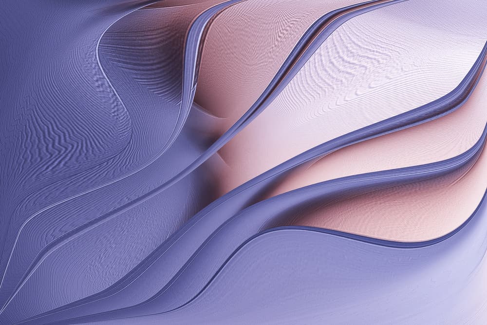 Abstract Lavender Flow by Kerstin Kaufmann — canvas wall art