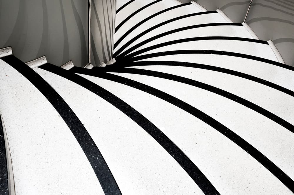 Abstract Spiral Staircase by Linda Wride — canvas wall art