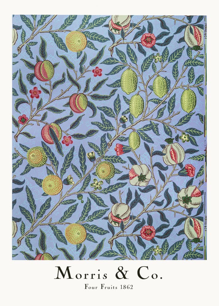 Four Fruits by William Morris — canvas wall art
