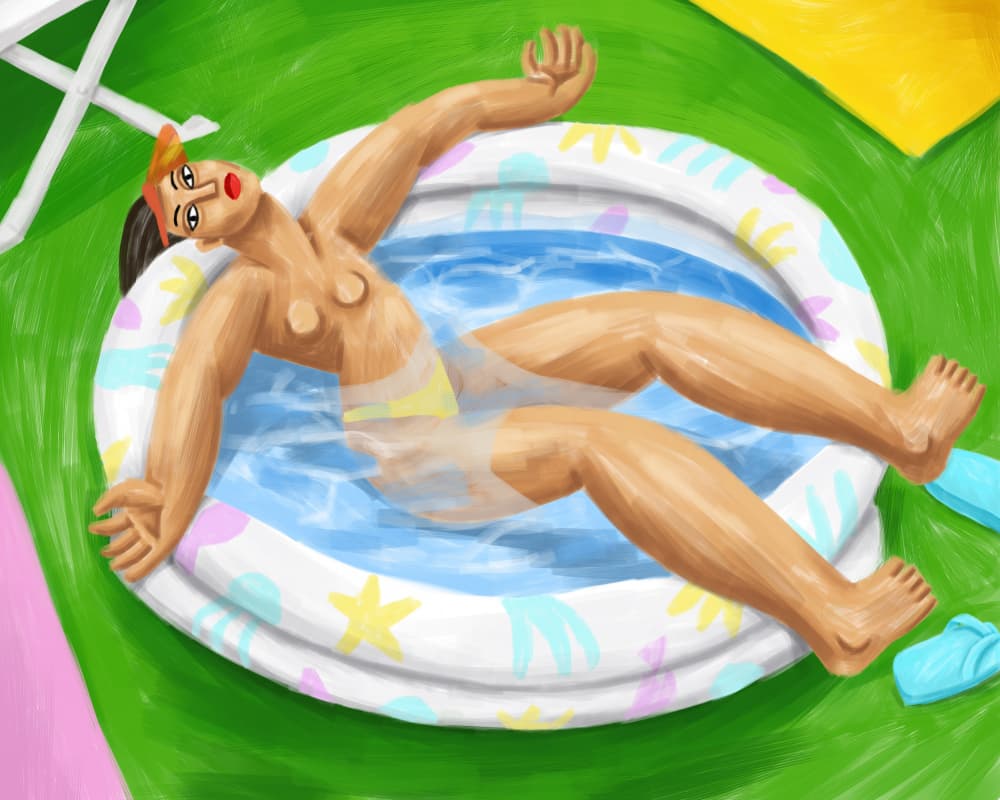 Cepe Piscine Privee by Cépé — canvas wall art