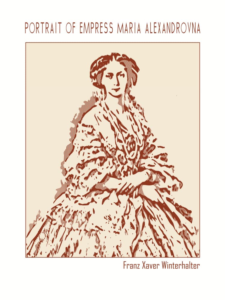 Elegant Noblewoman Portrait by Doa Project — canvas wall art