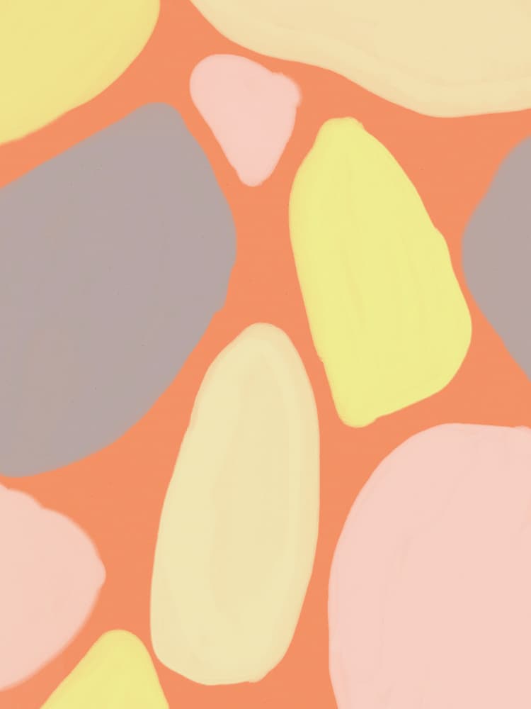 Colorful Pebbles by Treechild — canvas wall art