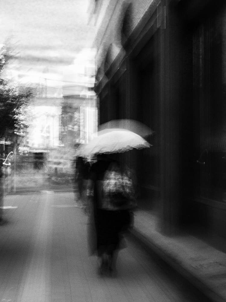 Urban Rain Motion by Kenta Tamura — canvas wall art