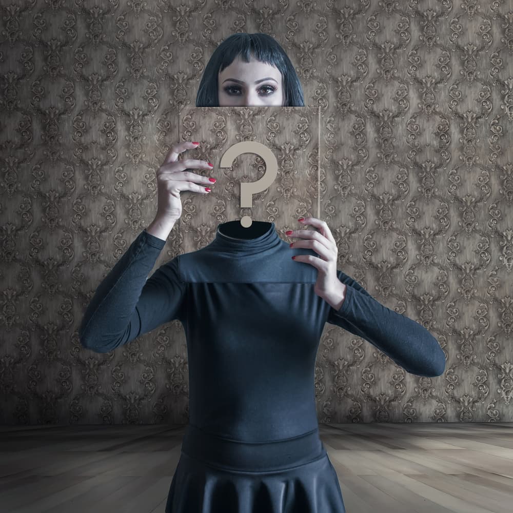Enigmatic Question Mark by hardibudi — canvas wall art