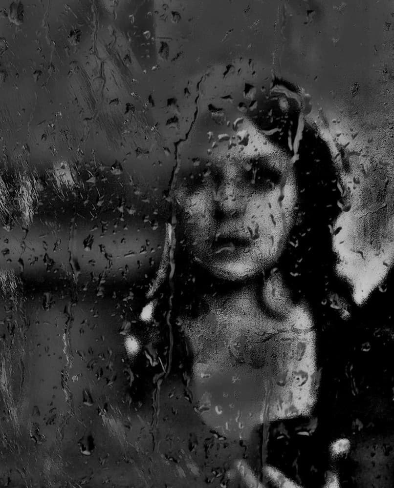 Melancholic Rainy Portrait by Dalibor Davidovic — canvas wall art