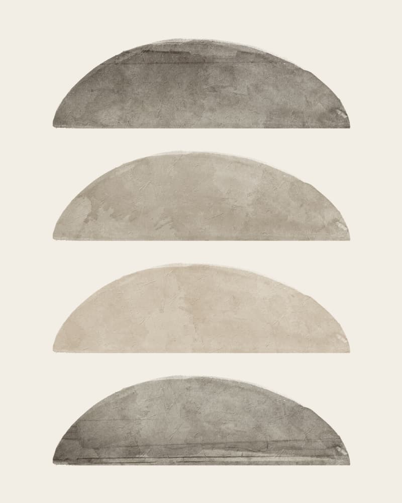 Neutral Arches Abstract by Ema Paraschiv — canvas wall art