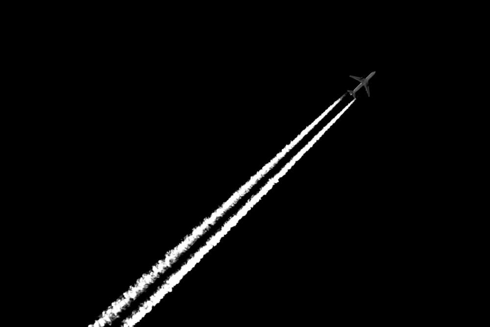 Soaring Jet Contrails by Tal Paz-Fridman — canvas wall art