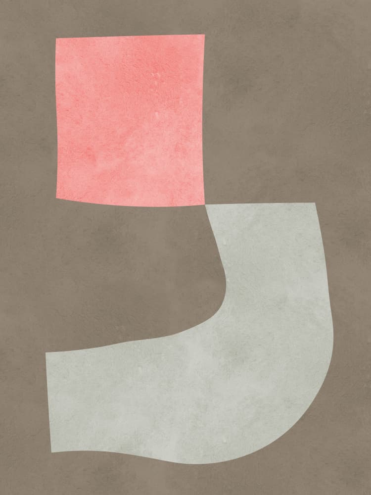 Soft Abstract Forms by Vitor Costa — canvas wall art