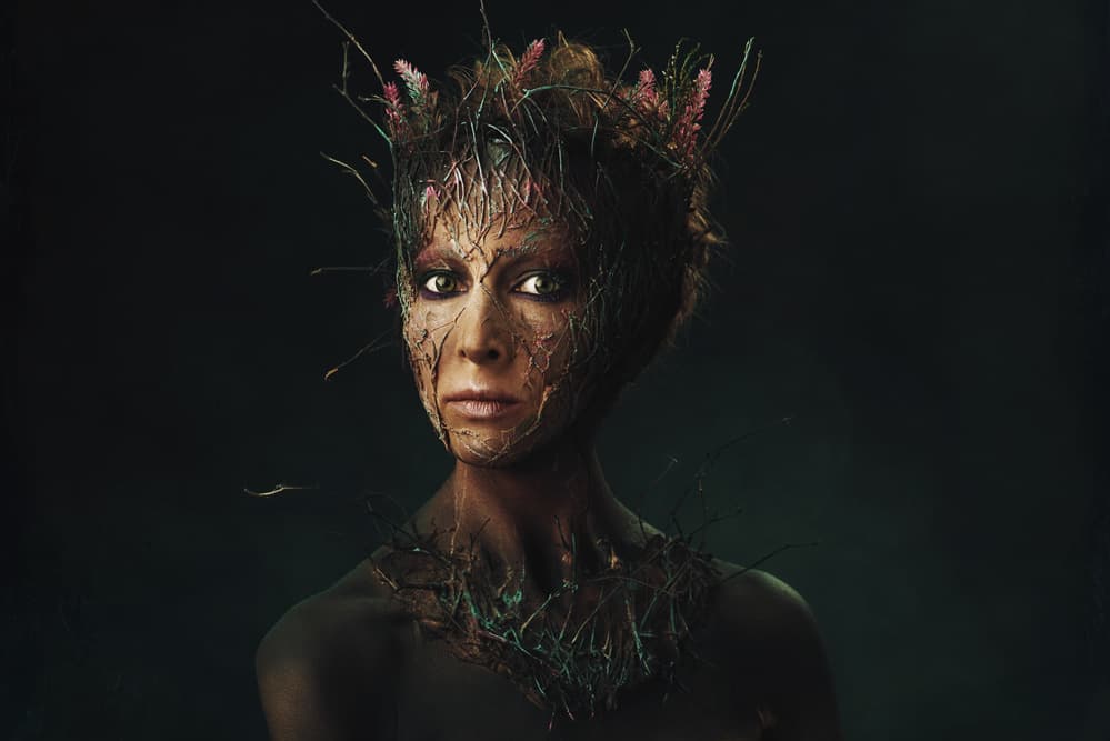 Forest Spirit Woman by Photographer — canvas wall art