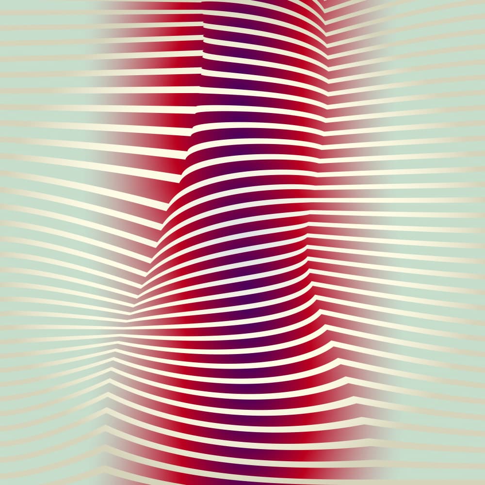 Dynamic Striped Illusion by Angelo Cerantola — canvas wall art