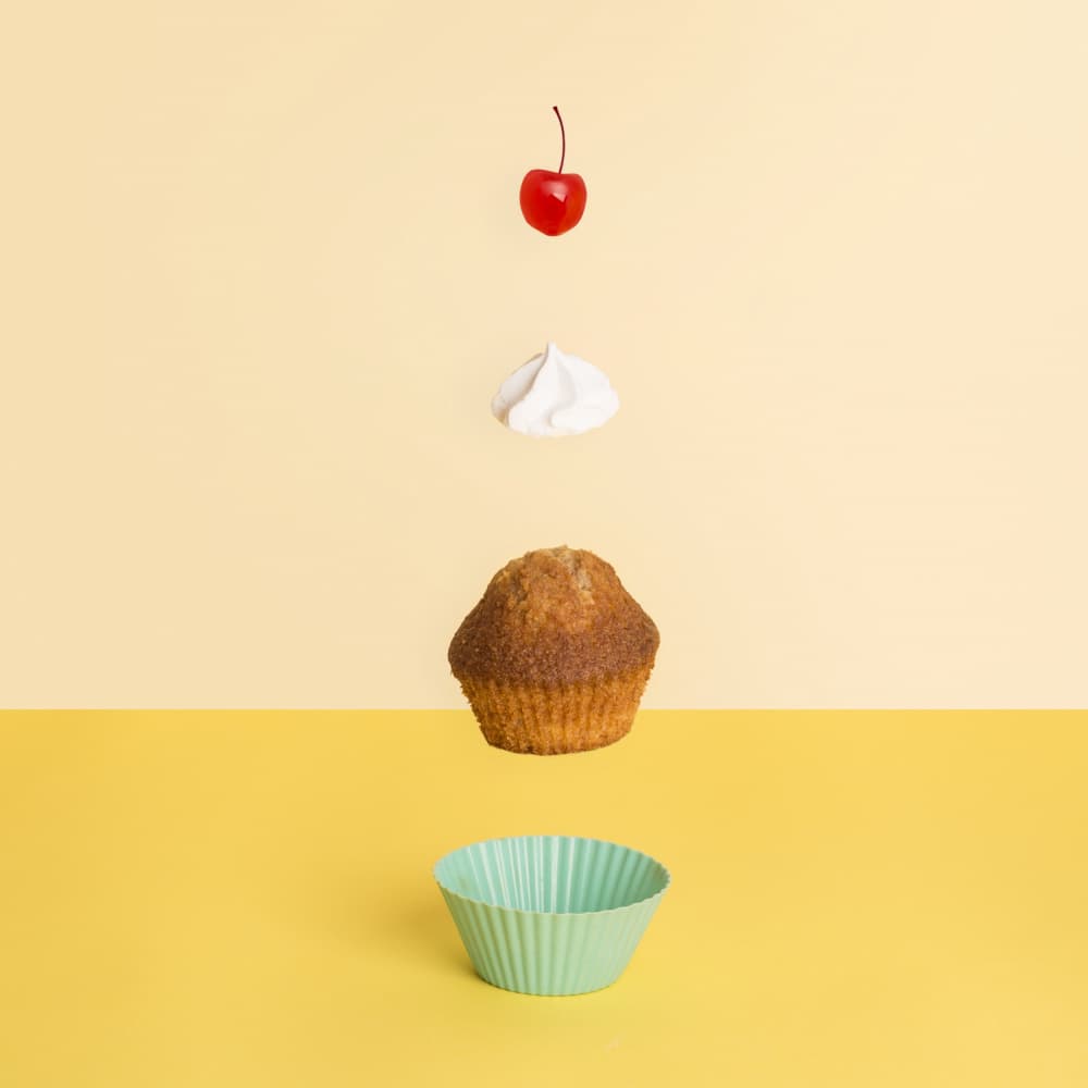 Deconstructed Cupcake Delight by Julia Ramiro — canvas wall art