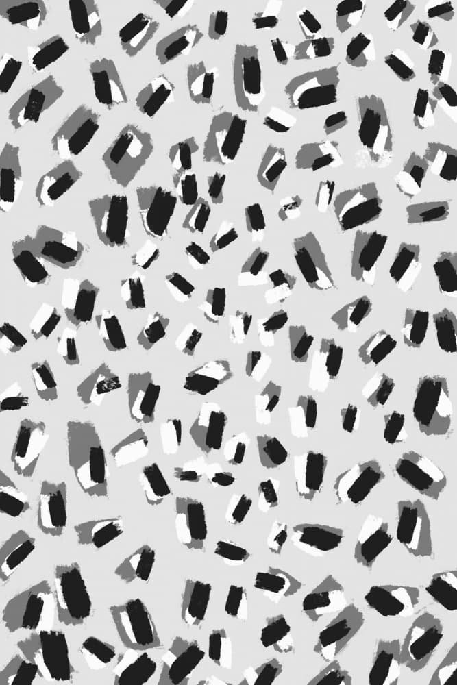 Monochrome Chaos by Treechild — canvas wall art