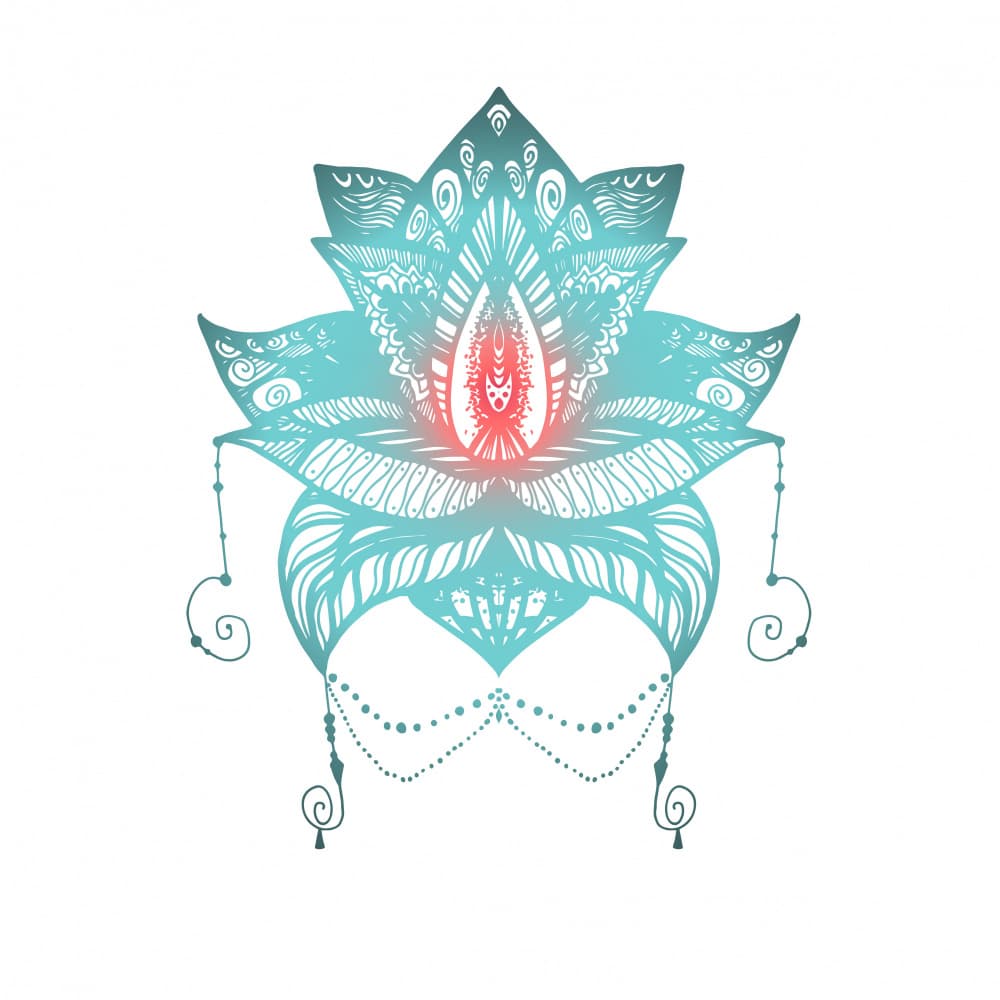 Spiritual Lotus Mandala Bloom by Marika Barsrsind — canvas wall art