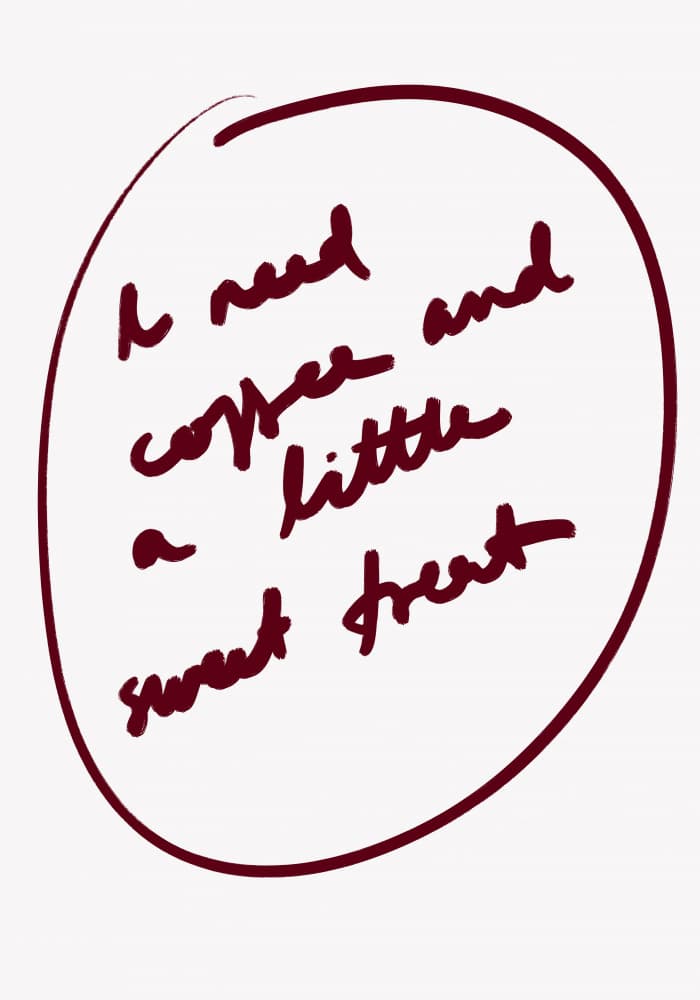 Coffee Sweet Treat Note by Athene Fritsch — canvas wall art