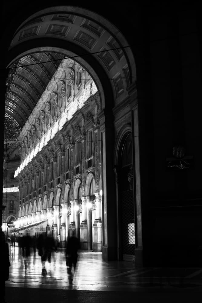 Night Arcade Reflections by Sasaki Makoto — canvas wall art