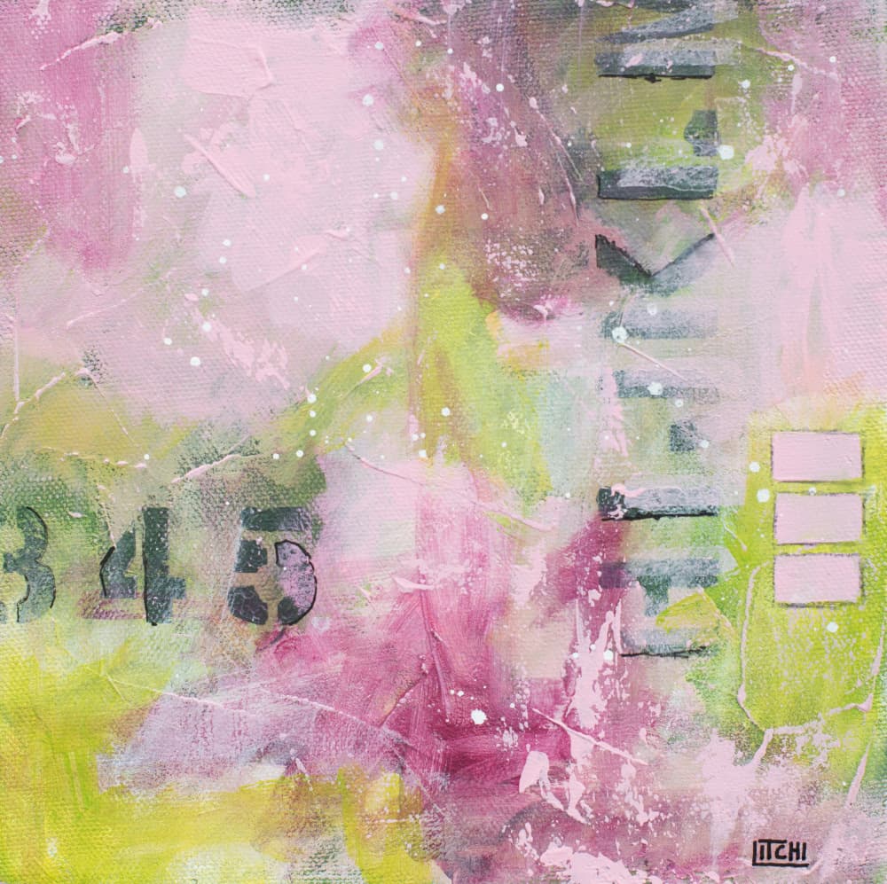 Soft Abstract Numbers by Lillian Christiansson — canvas wall art