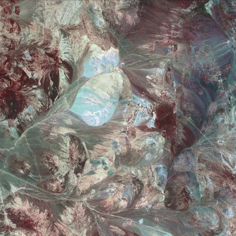 Desert Geological Patterns by Pelin Atilla — canvas wall art