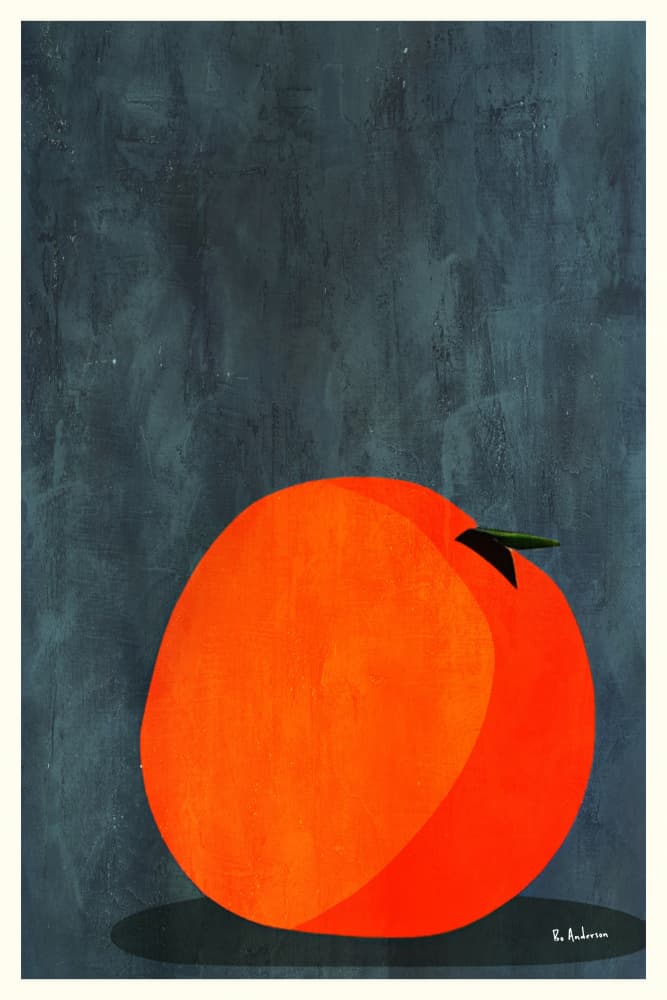Vibrant Orange Still Life by Bo Anderson — canvas wall art
