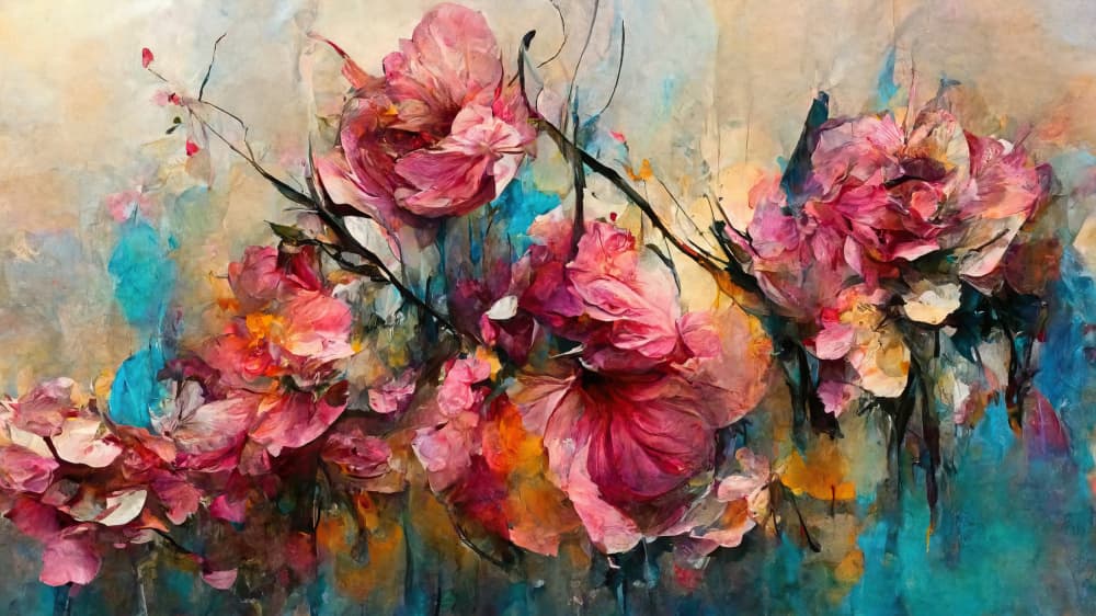 Petals in Motion by Treechild — canvas wall art