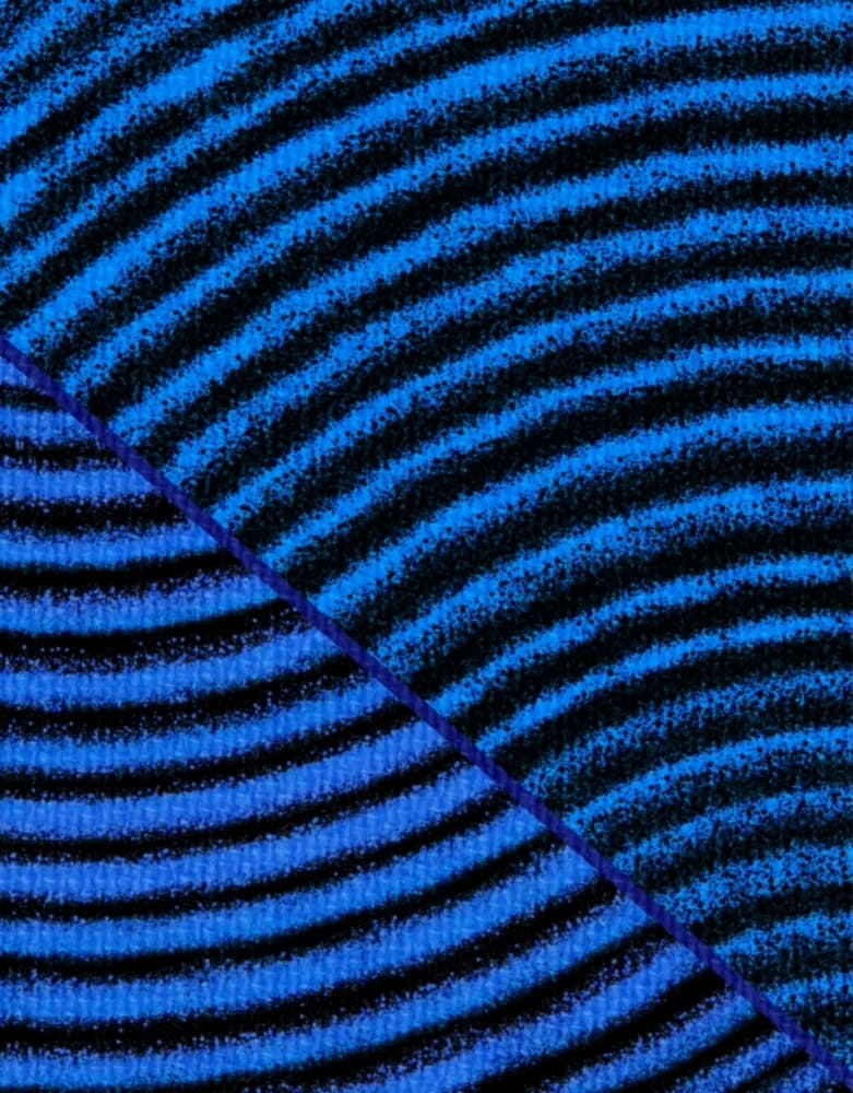 Dark Blue Waves by Temitope Ogunwale — canvas wall art