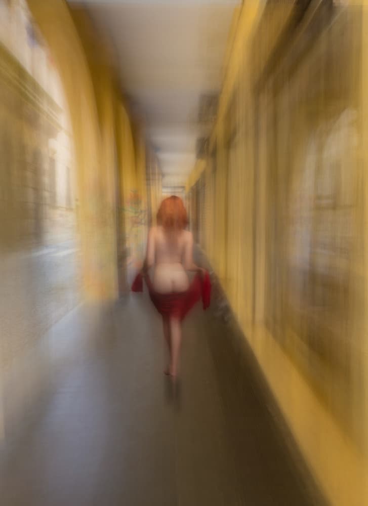 Blurred Nude Hallway by Colin Dixon — canvas wall art