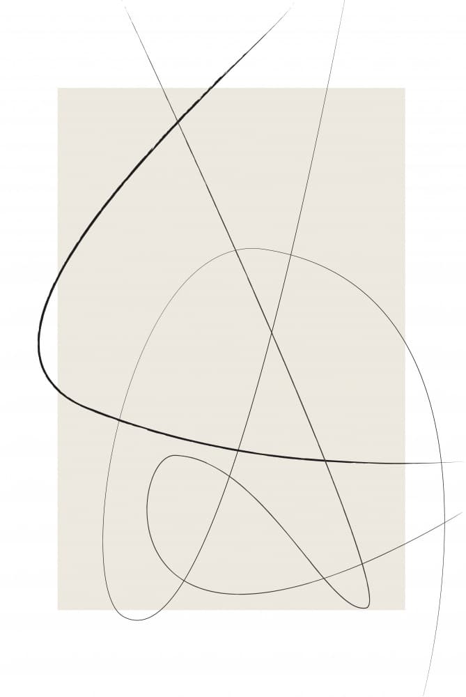 Modern Abstract Lines by Oju Design — canvas wall art