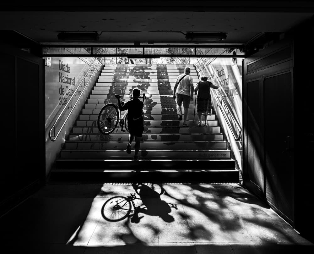 Upward Journey in Light by Milan Uhrin AFIAP AZSF — canvas wall art