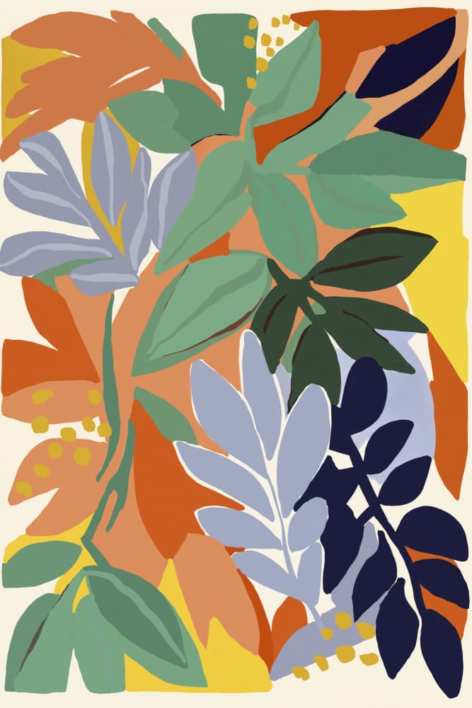 Botanical Impressions No 4 by Treechild — canvas wall art