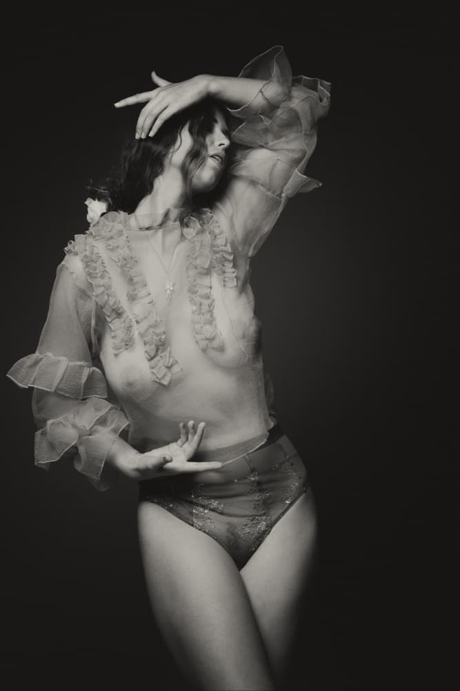 Sensual Studio Portrait by Jan Slotboom — canvas wall art