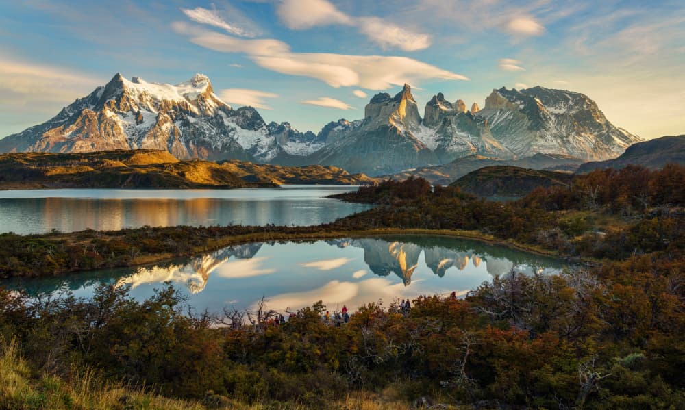 Majestic Mountain Reflection by Antoni Figueras — canvas wall art