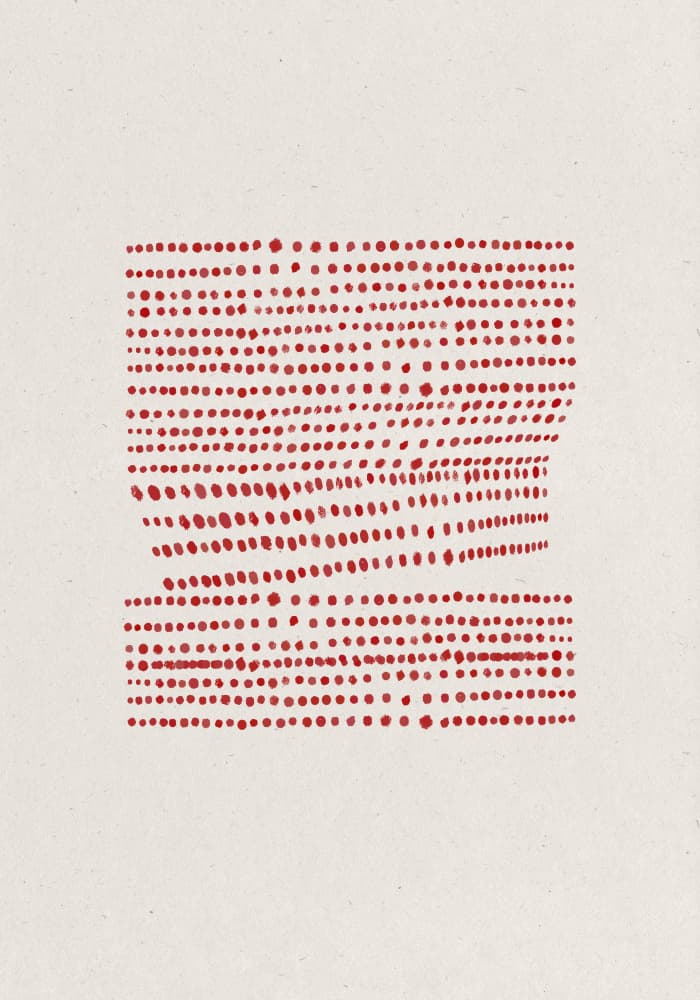 Minimalistic Japandi Dots Balance by THE MIUUS STUDIO — canvas wall art