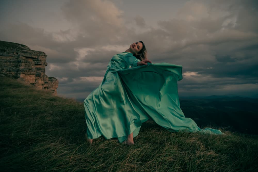 Wind Blown Mountain Dance by Arsen Alaberdov — canvas wall art
