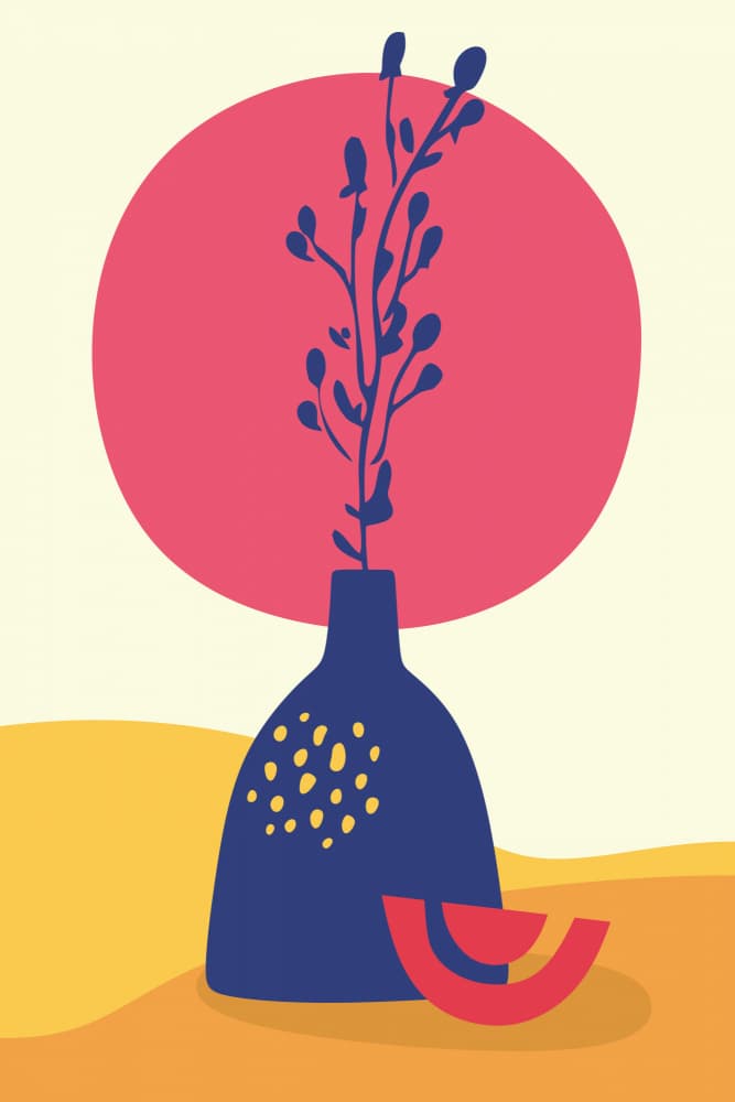 Abstract Desert Still Life by jay stanley — canvas wall art