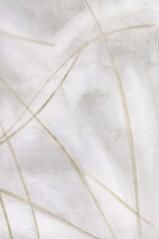 Abstract Gold Lines by Alma — canvas wall art