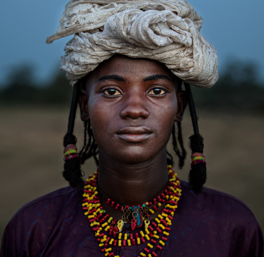 Serene African Woman by Joxe Inazio Kuesta Garmendia — canvas wall art