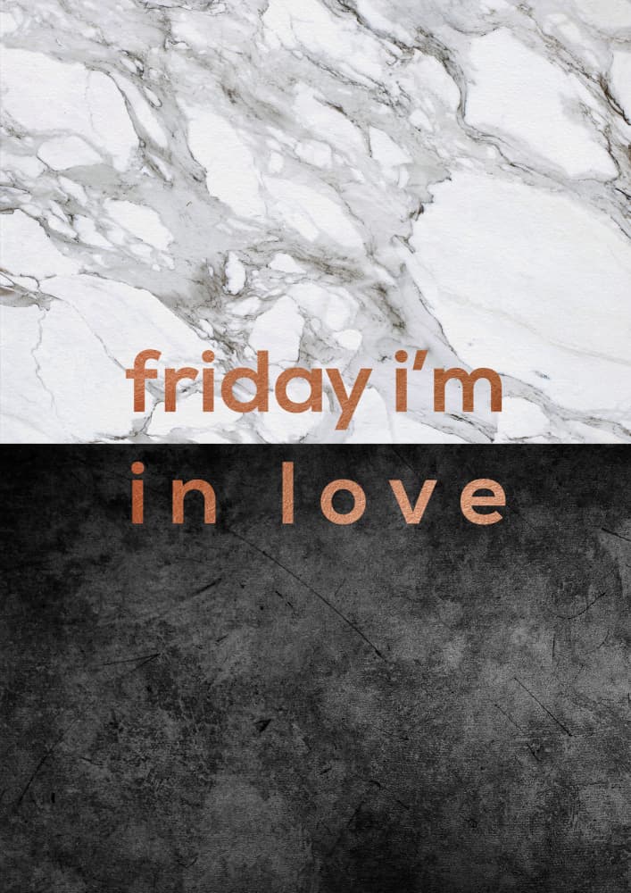 Friday I'm In Love by Orara Studio — canvas wall art
