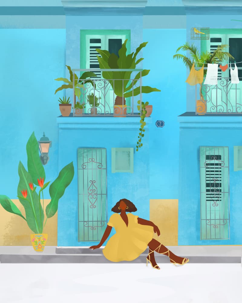 Cuba by Petra Lizde — canvas wall art