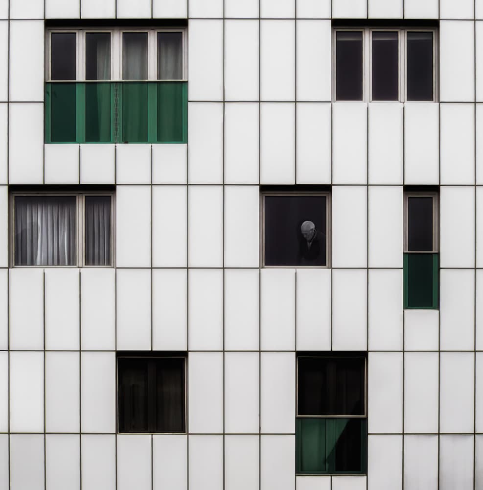 Geometric Window Gaze by Luc Vangindertael (laGrange) — canvas wall art