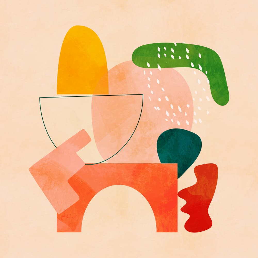 Shapes Play2 Kopie by Ana Rut Bre — canvas wall art