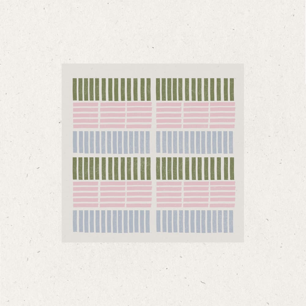 Pastel Patterns by THE MIUUS STUDIO — canvas wall art