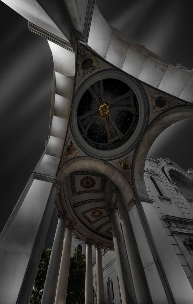 Ornate Dome Architecture by Larry Deng APA — canvas wall art