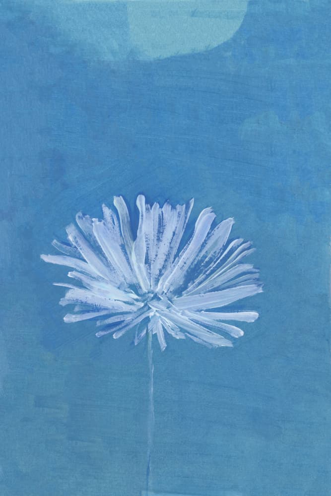 Blue Moon Flower by cartissi — canvas wall art