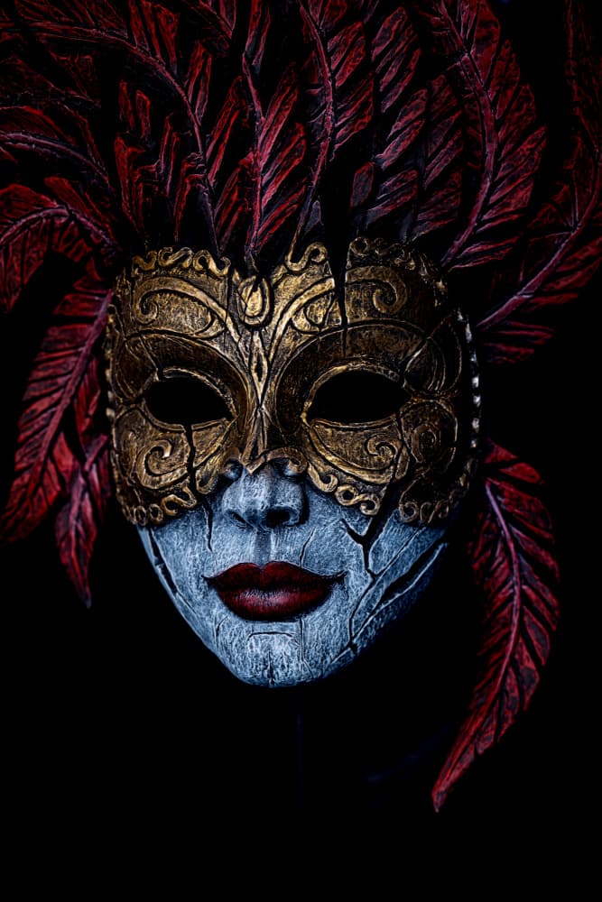 Mysterious Golden Mask by Simon JG Ciappara FRPS — canvas wall art