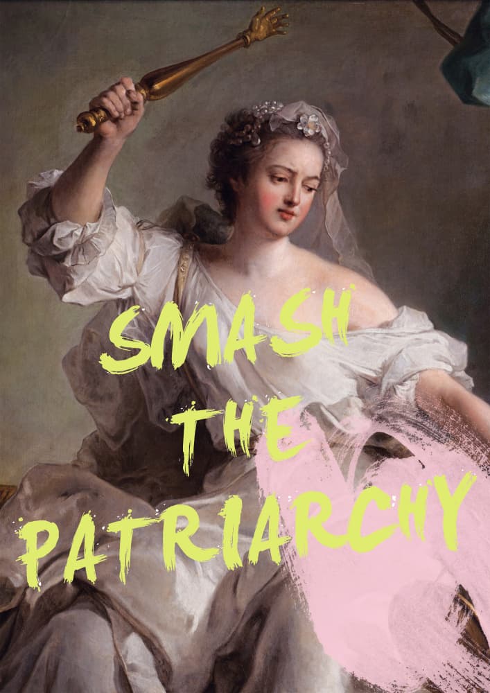 Feminist Classical Rebellion by Talitha McQueen — canvas wall art