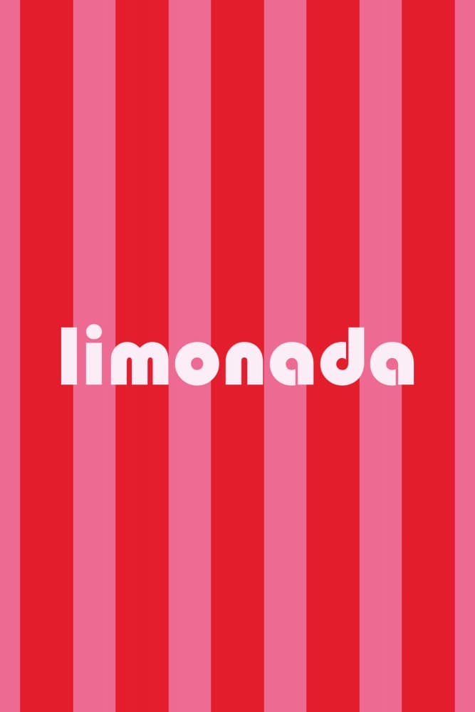 Sweet Limonada Stripes by Karen Menzenbach — canvas wall art