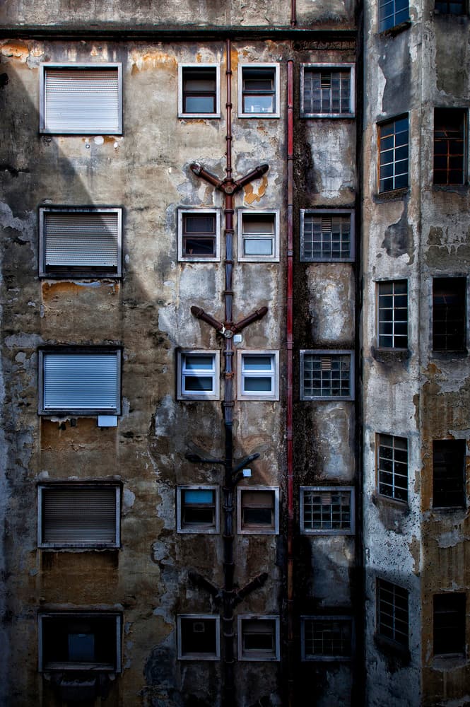Urban Decay Facade by Jose C. Lobato — canvas wall art