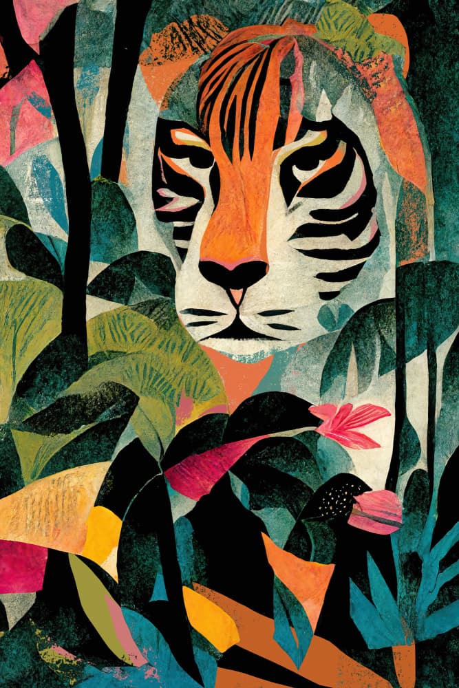 Jungle Majesty by Treechild — canvas wall art